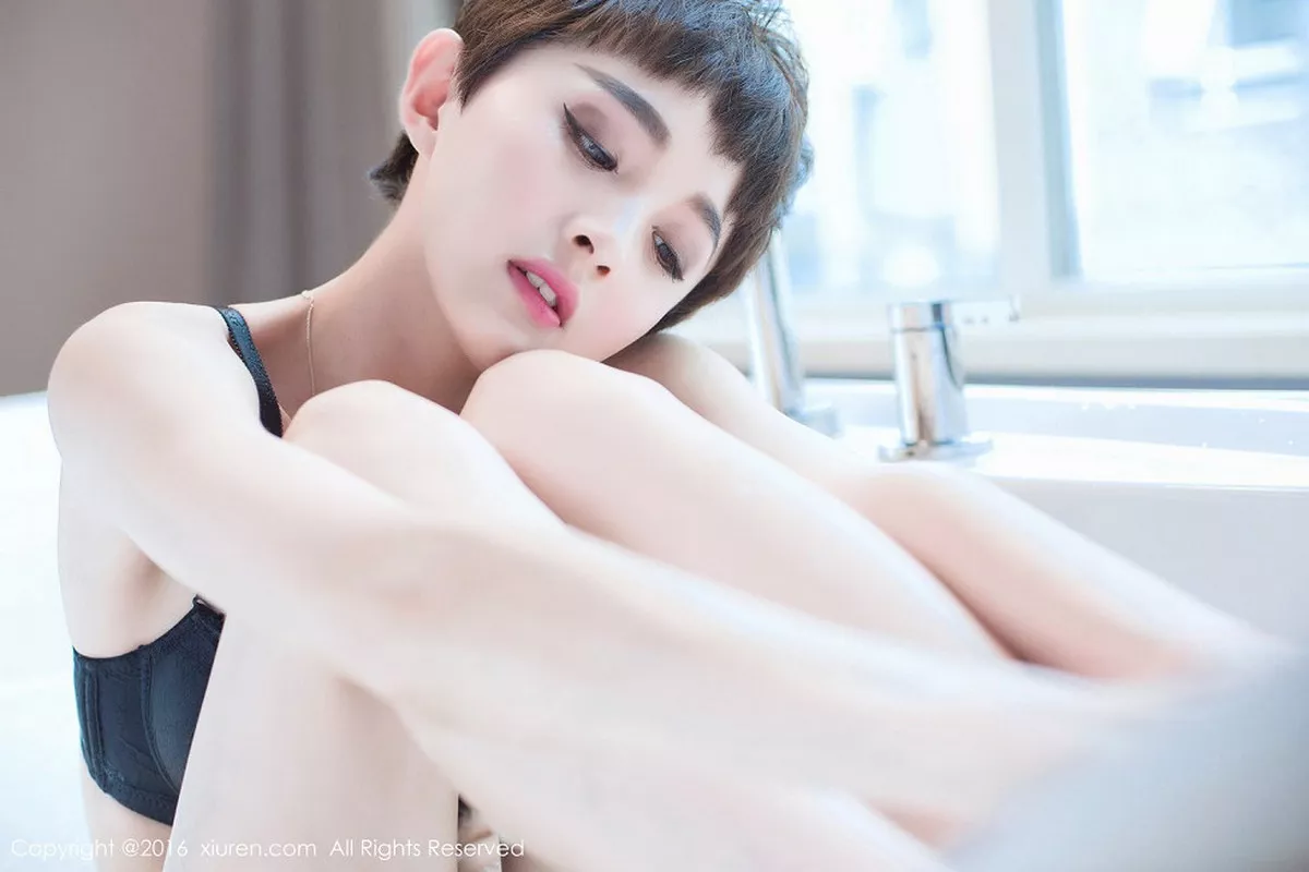 秀人集.com_[XiuRen秀人网]No.657_嫩模baby_kiki浴缸里性感黑色内衣秀白嫩豪乳诱惑写真70P