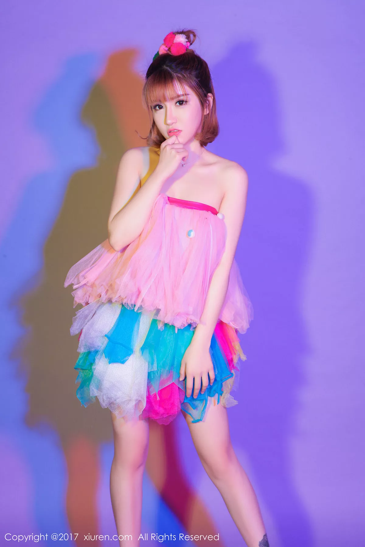 秀人集.com_[XiuRen秀人网]No.722_嫩模K8傲娇萌萌Vivian浴室里全裸上身手遮豪乳诱惑写真62P