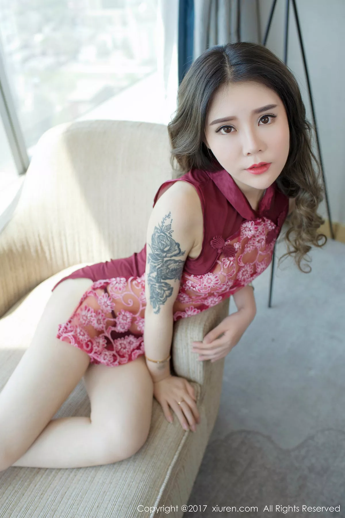 秀人集.com_[XiuRen秀人网]No.763_嫩模爱丽莎Lisa缕空旗袍透视秀美乳浴室里高叉比基尼性感写真60P