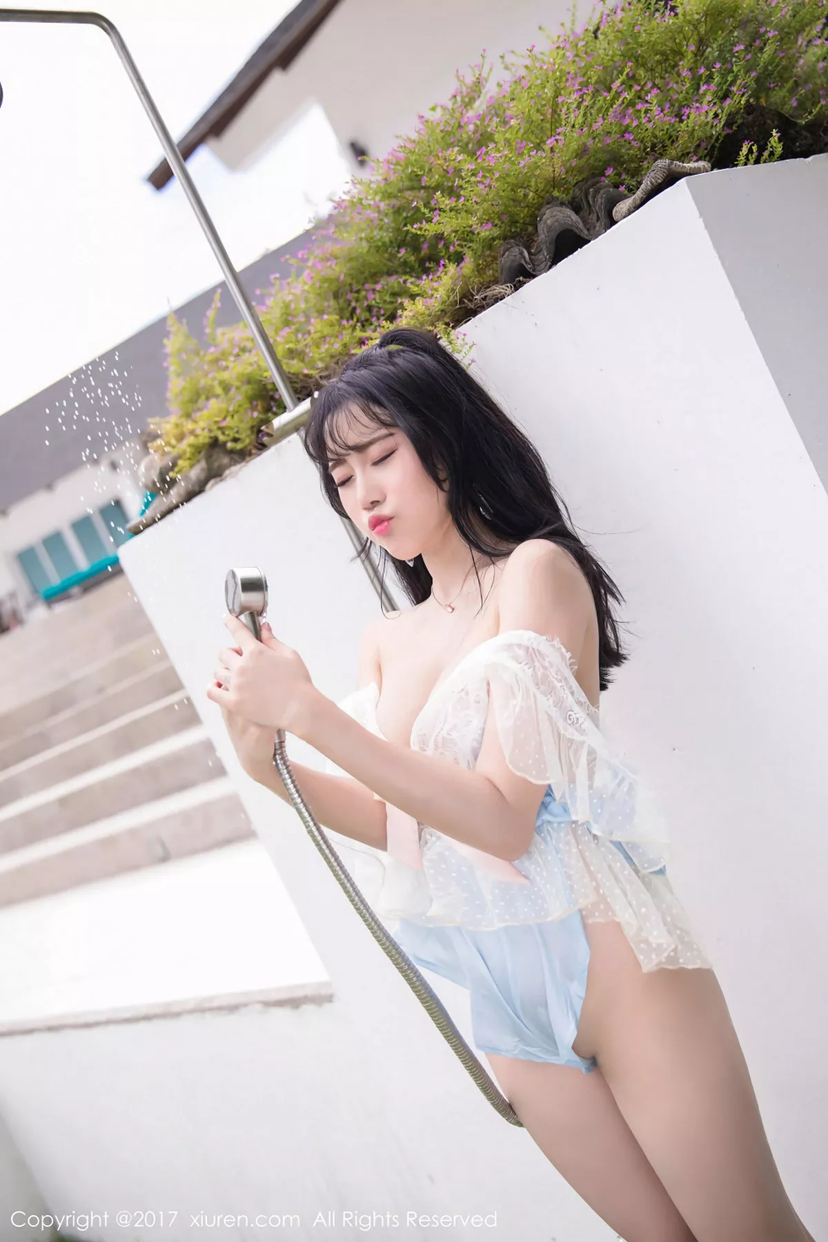 秀人集.com_[XiuRen秀人网]No.855_嫩模兜豆靓Youlina甲米旅拍户外比基尼+薄纱湿身诱惑写真48P