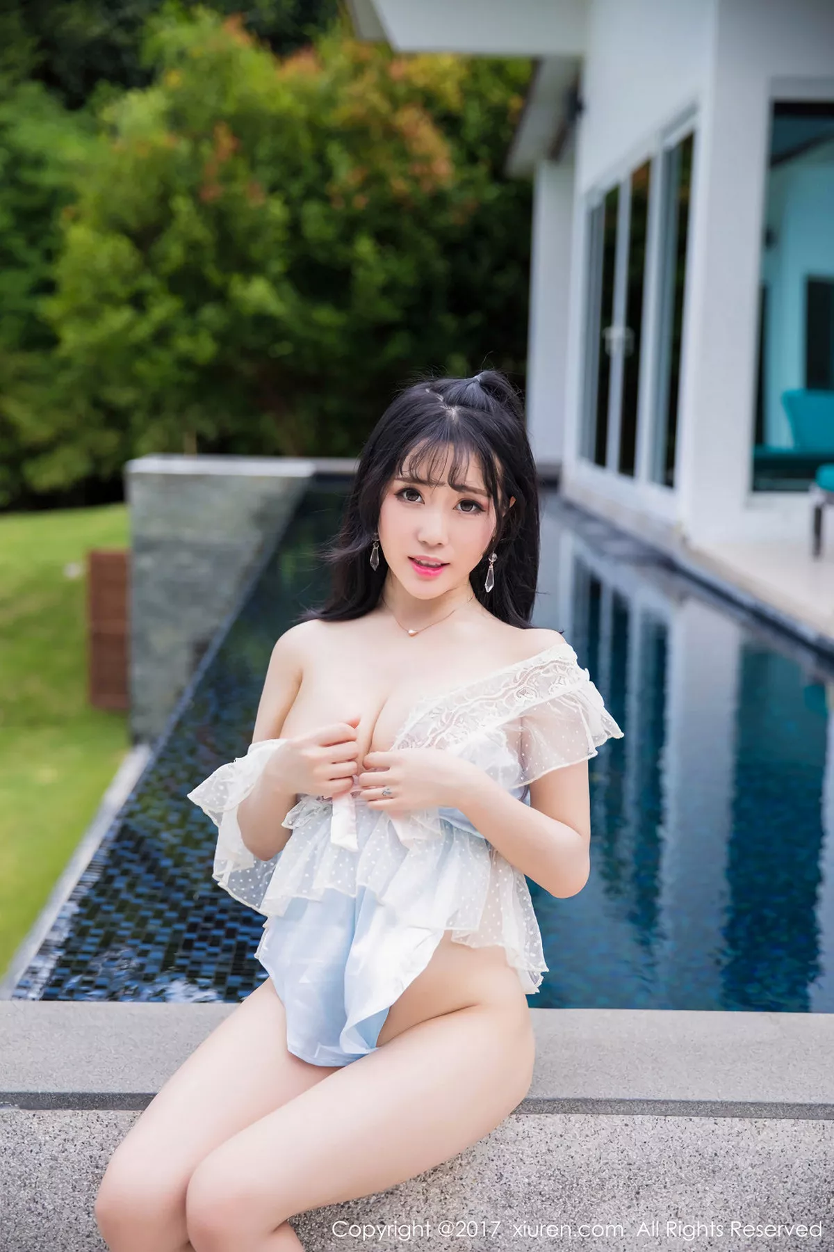 秀人集.com_[XiuRen秀人网]No.855_嫩模兜豆靓Youlina甲米旅拍户外比基尼+薄纱湿身诱惑写真48P