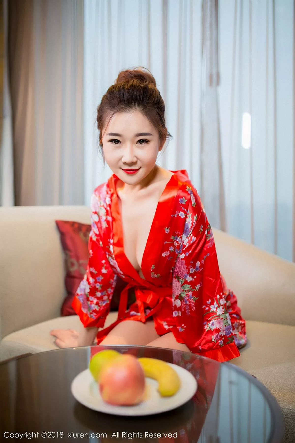 秀人集.com_[XiuRen秀人网]No.892_嫩模棉花糖candy红色和服秀傲人豪乳+半透内衣诱惑写真63P