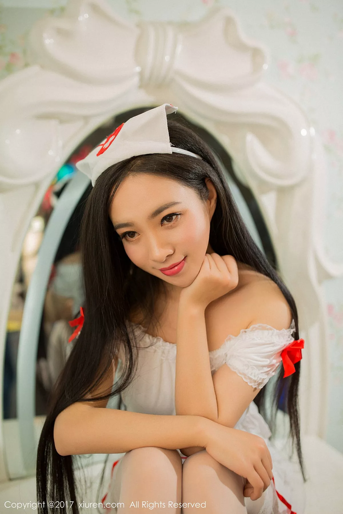 秀人集.com_[XiuRen秀人网]No.877_嫩模艾儿黑丝兔女郎加性感护士制服秀完美身材诱惑写真51P