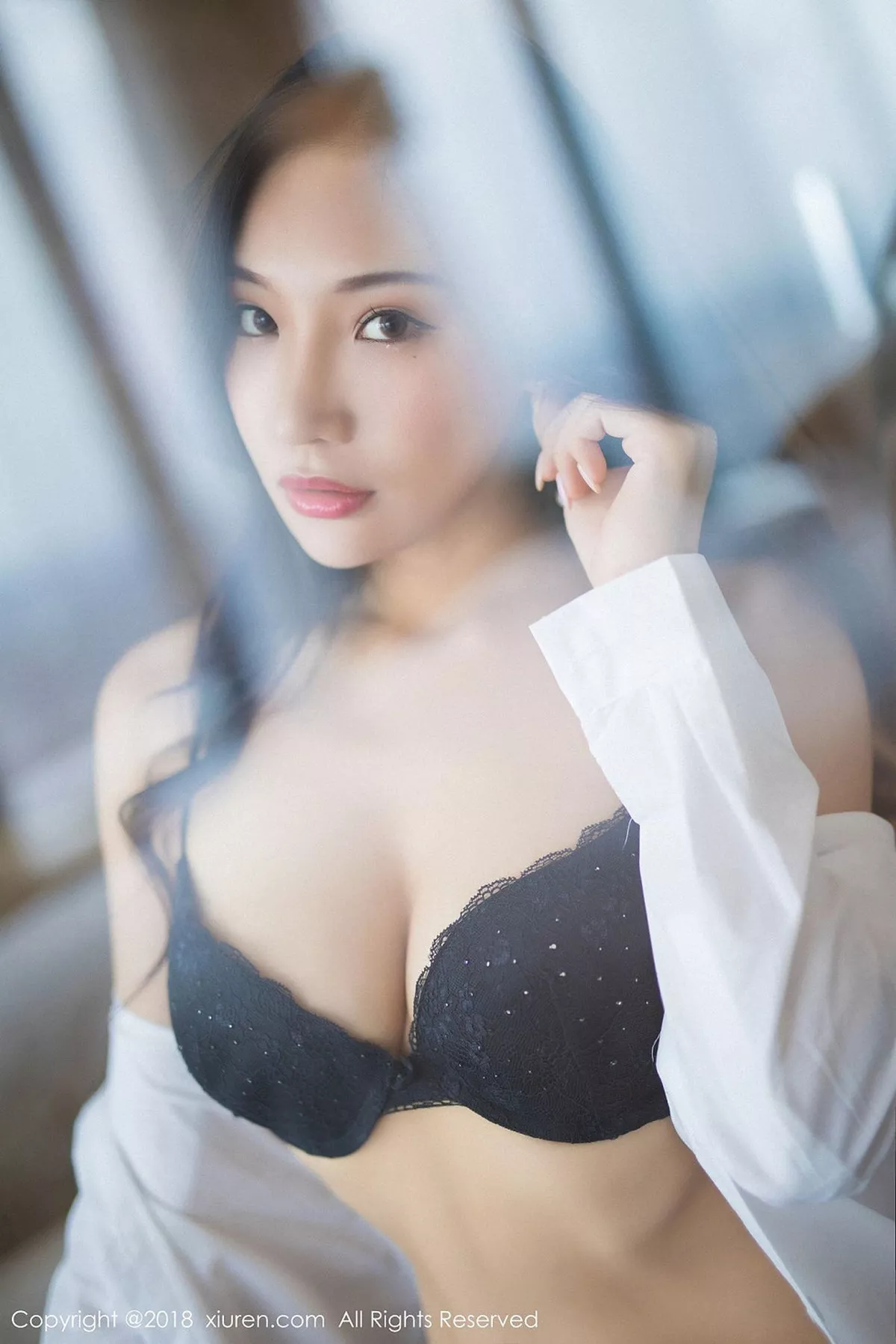 秀人集.com_[XiuRen秀人网]No.893_嫩模小狐狸Sica性感黑色女仆装+浴室透视内衣诱惑写真45P