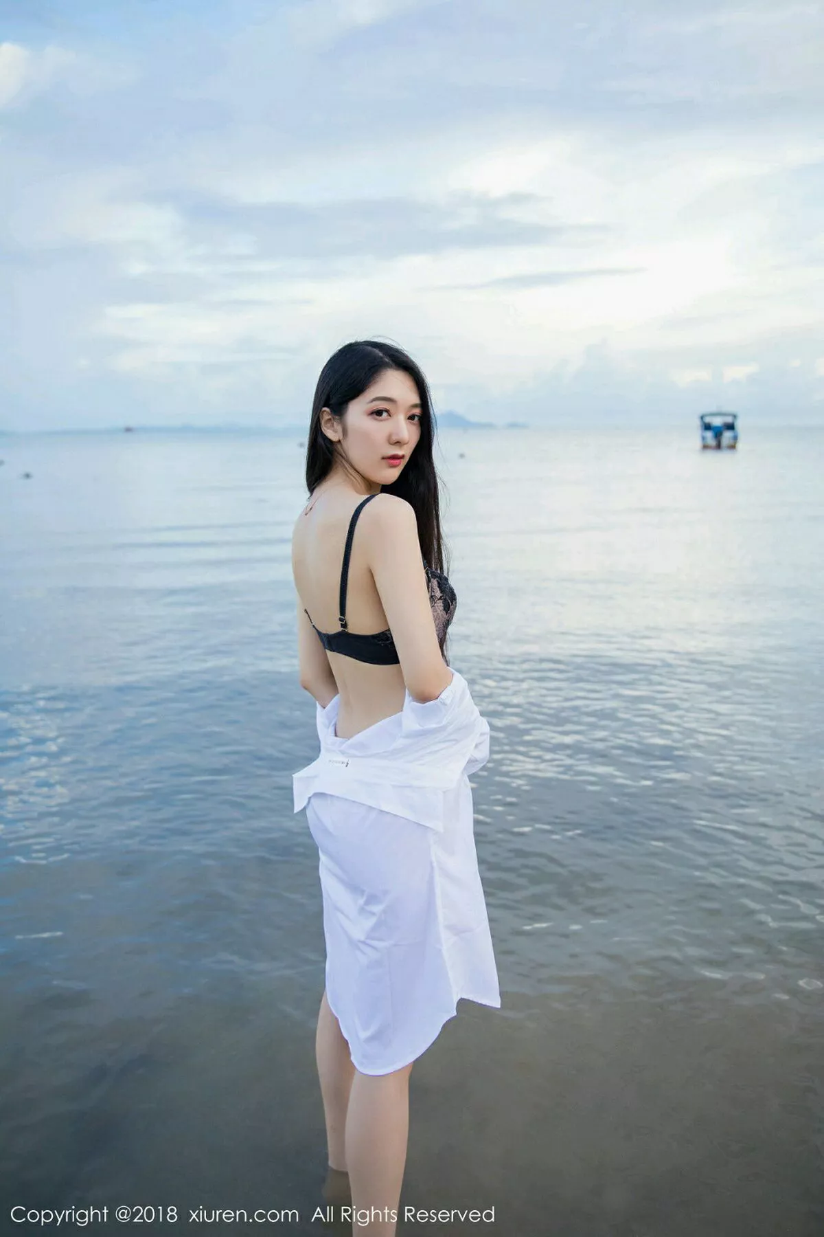 秀人集.com_[XiuRen秀人网]No.962_嫩模小热巴甲米旅拍性感白衬衫配蕾丝内衣妩媚诱惑写真43P