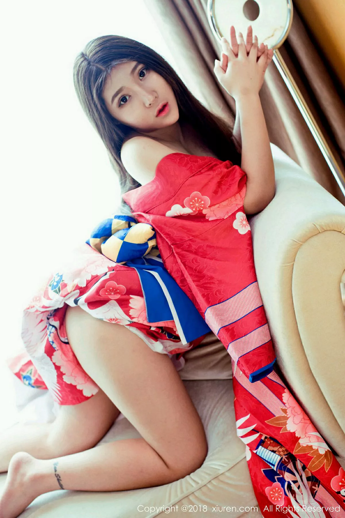 秀人集.com_[XiuRen秀人网]No.973_嫩模当然是小熊呀日本花魁和服+蓝色点式比基尼秀完美身材写真42P