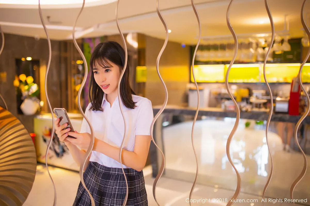 秀人集.com_[XiuRen秀人网]No.1014_嫩模艾栗栗性感小秘书黑色包臀短裙配黑色丝袜诱惑写真46P