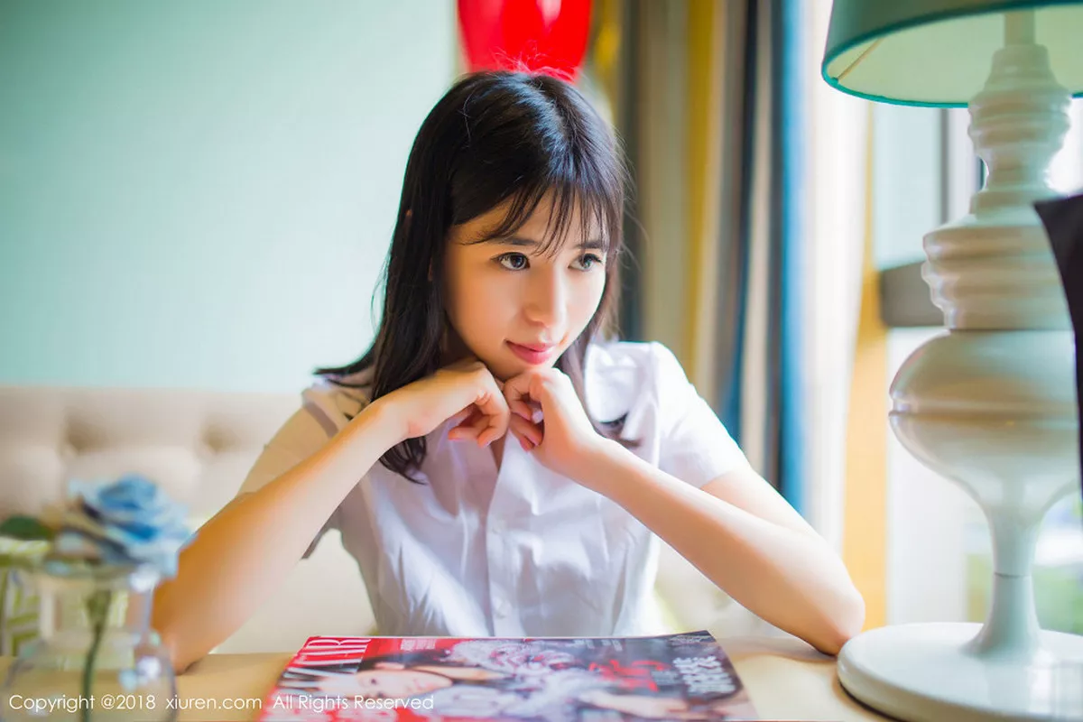 秀人集.com_[XiuRen秀人网]No.1014_嫩模艾栗栗性感小秘书黑色包臀短裙配黑色丝袜诱惑写真46P