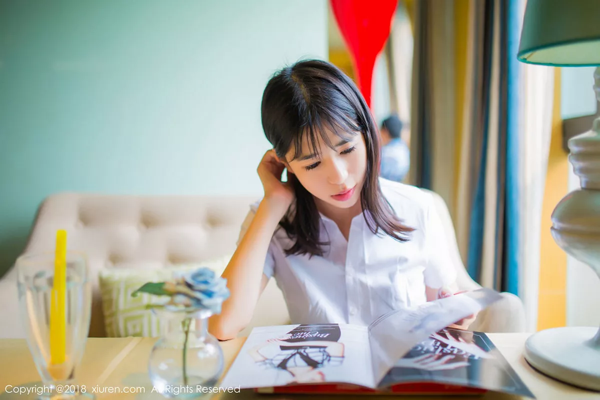 秀人集.com_[XiuRen秀人网]No.1014_嫩模艾栗栗性感小秘书黑色包臀短裙配黑色丝袜诱惑写真46P