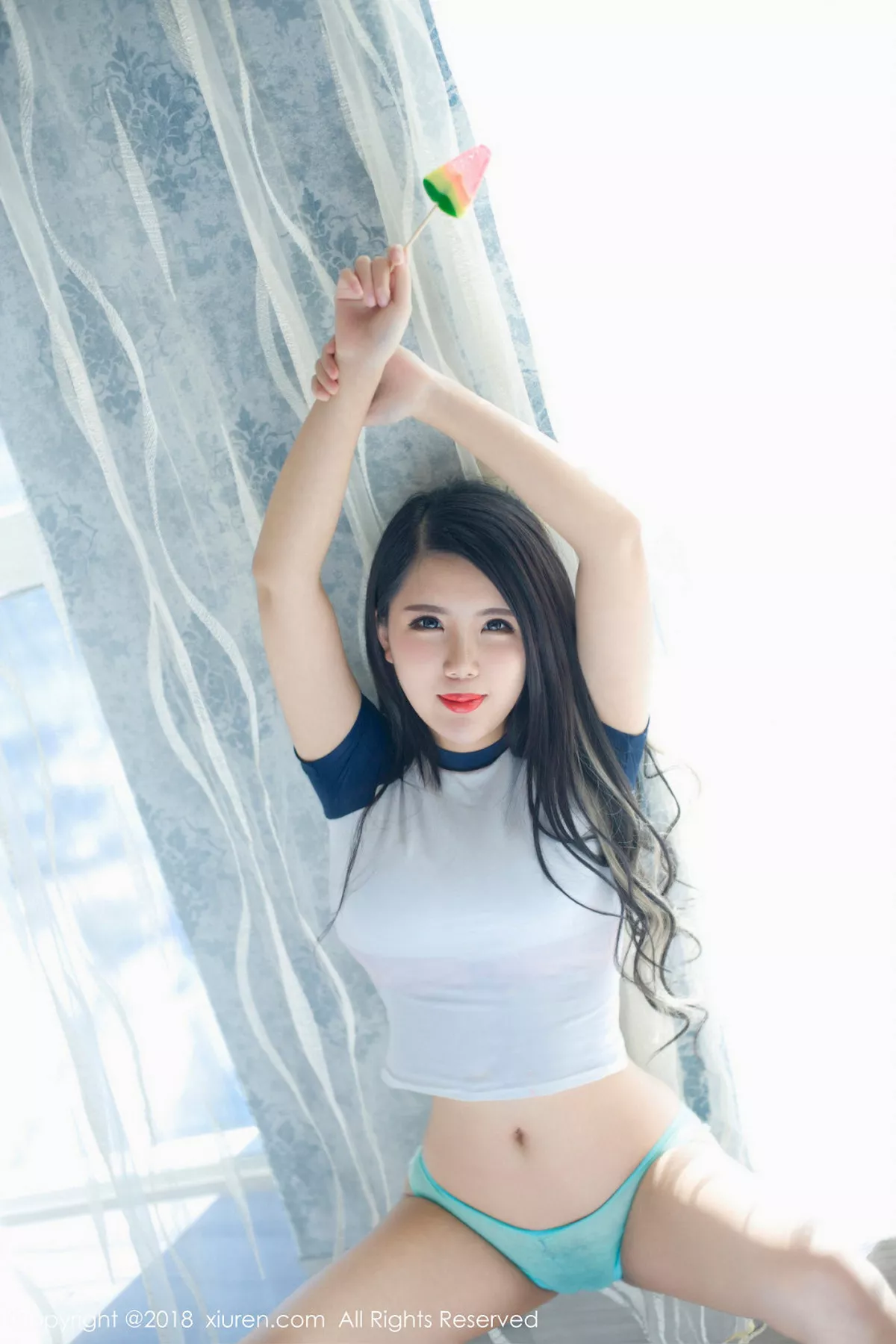 秀人集.com_[XiuRen秀人网]No.1011_嫩模北海大公主居家日系体操服+白色镂空衣秀完美身材写真45P