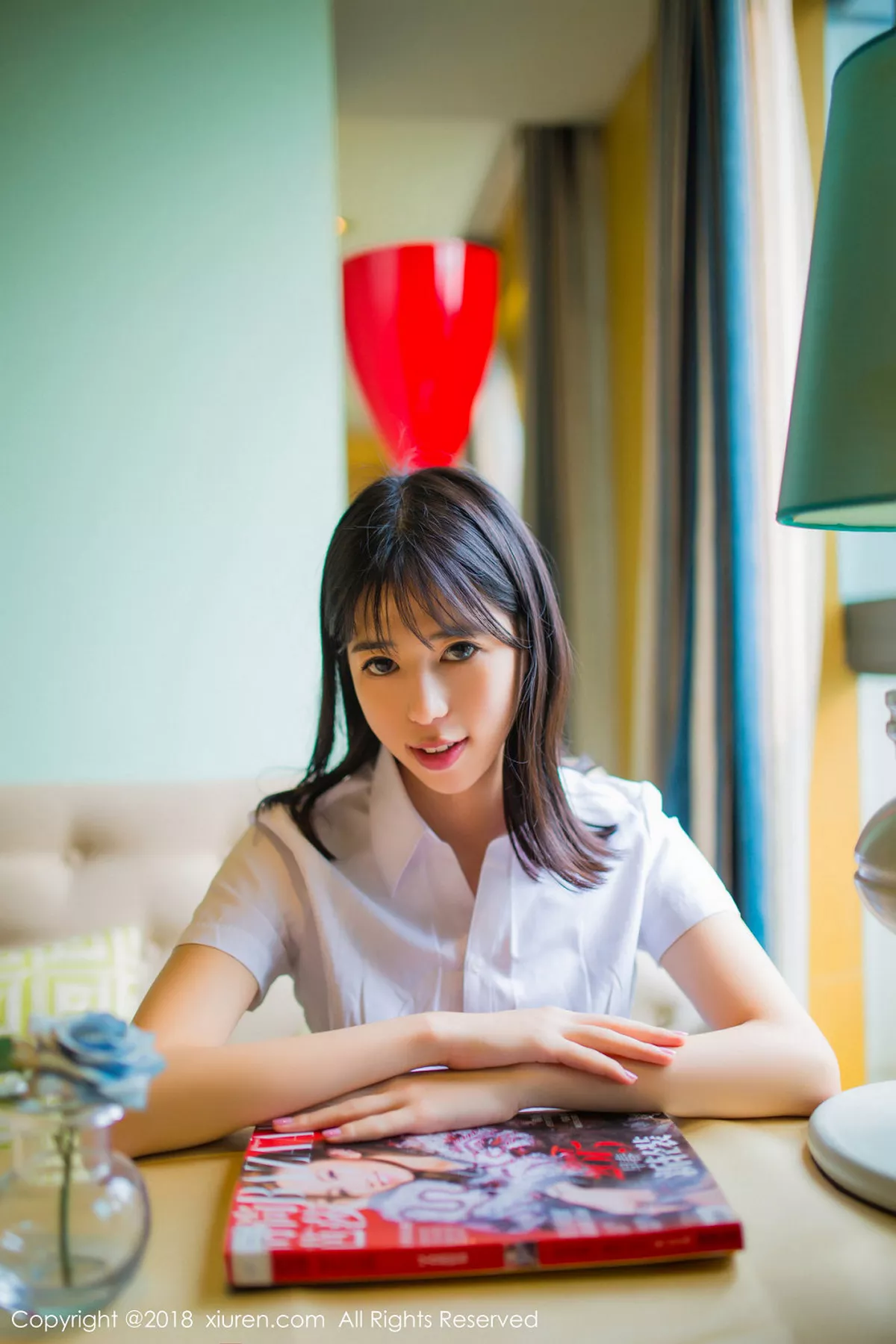 秀人集.com_[XiuRen秀人网]No.1014_嫩模艾栗栗性感小秘书黑色包臀短裙配黑色丝袜诱惑写真46P