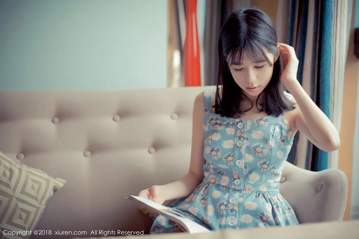 秀人集.com_[XiuRen秀人网]No.1057_嫩模艾栗栗居家床上黑色蕾丝内衣灯光下撩人诱惑写真48P