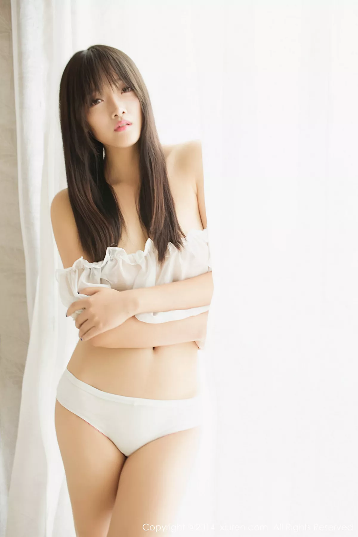 秀人集.com_[XiuRen秀人网]No.217_萌妹子静颜宁居家私房内衣系列真空秀白嫩美乳诱惑写真50P