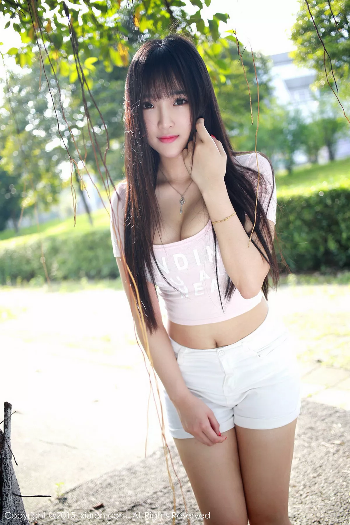 秀人集.com_[XiuRen秀人网]No.345_内地嫩模夏瑶baby白色紧身上衣秀完美身材豪乳诱惑写真42P