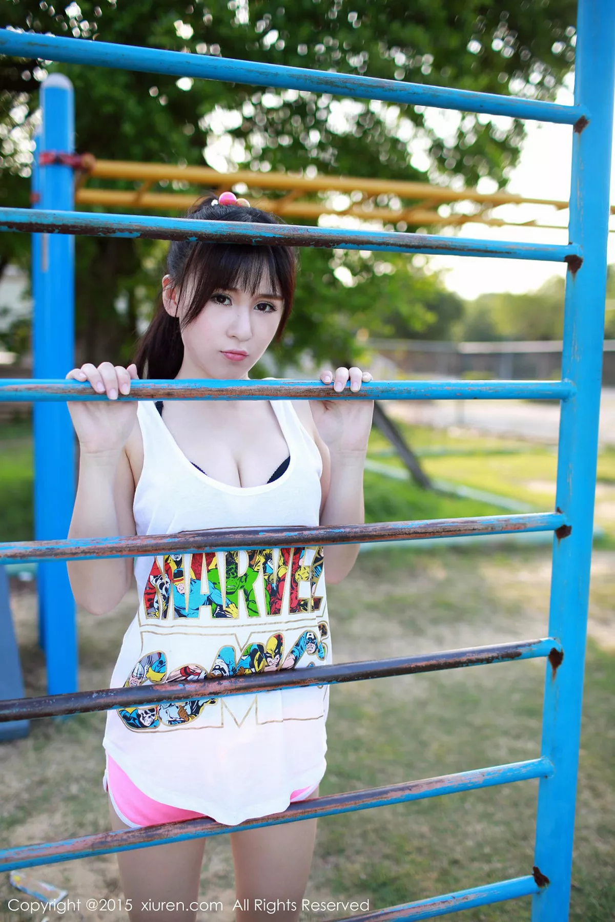秀人集.com_[XiuRen秀人网]No.387_嫩模唐雨辰TYC双马尾辫户外清纯学生装性感迷人写真68P