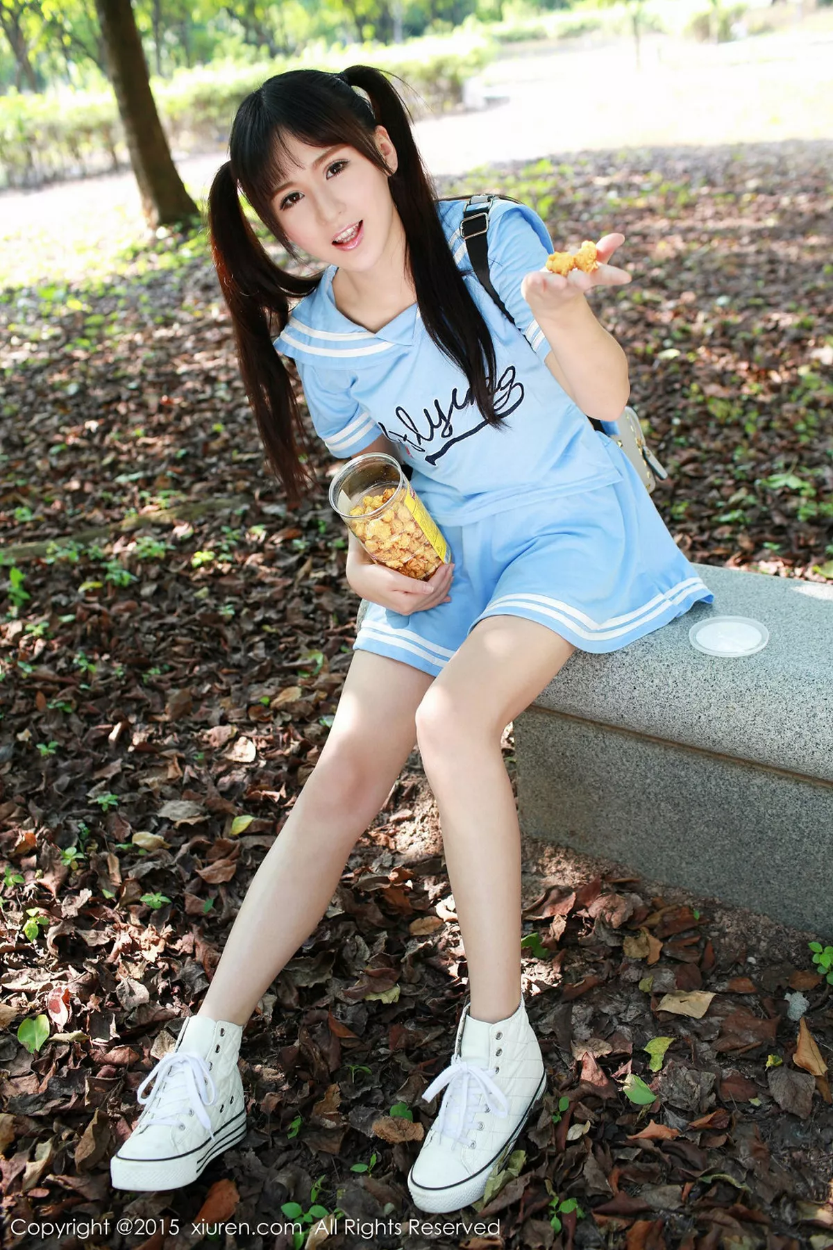 秀人集.com_[XiuRen秀人网]No.387_嫩模唐雨辰TYC双马尾辫户外清纯学生装性感迷人写真68P