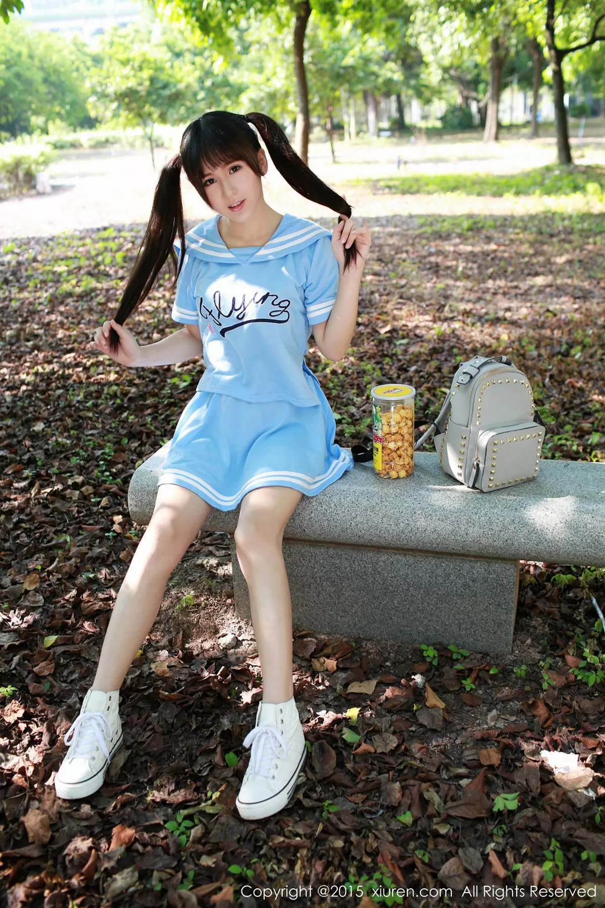 秀人集.com_[XiuRen秀人网]No.387_嫩模唐雨辰TYC双马尾辫户外清纯学生装性感迷人写真68P