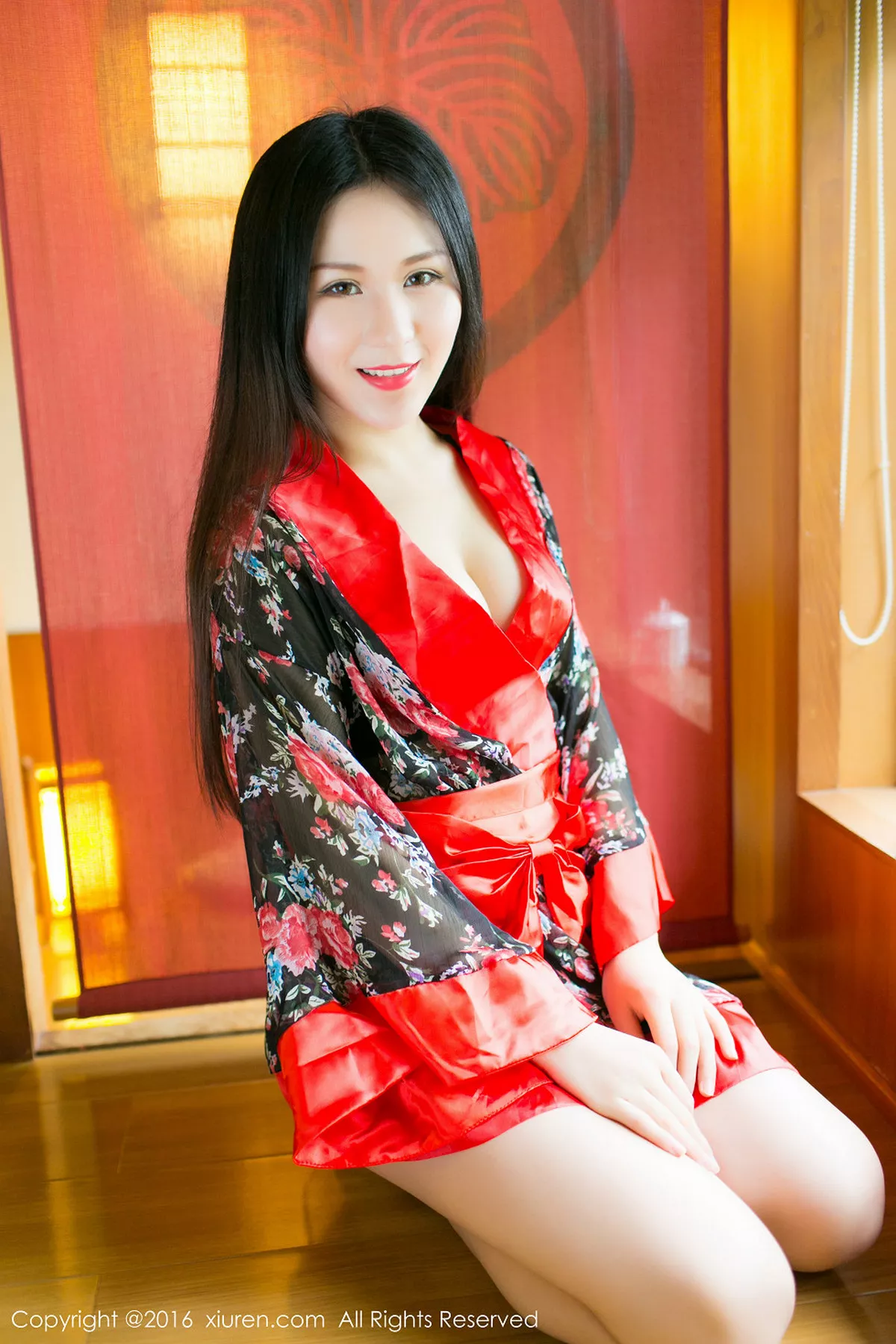 秀人集.com_[XiuRen秀人网]No.557_嫩模唐雨辰TYC珠海御温泉旅拍红色薄纱睡衣秀白嫩美腿写真69P