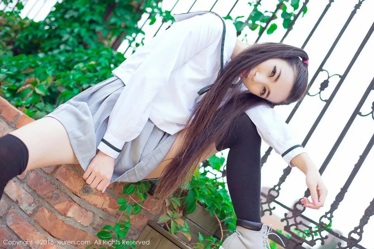 秀人集.com_[XiuRen秀人网]No.603_嫩模赵颖日系清纯校服双马尾辫黑丝美腿妩媚诱惑写真68P