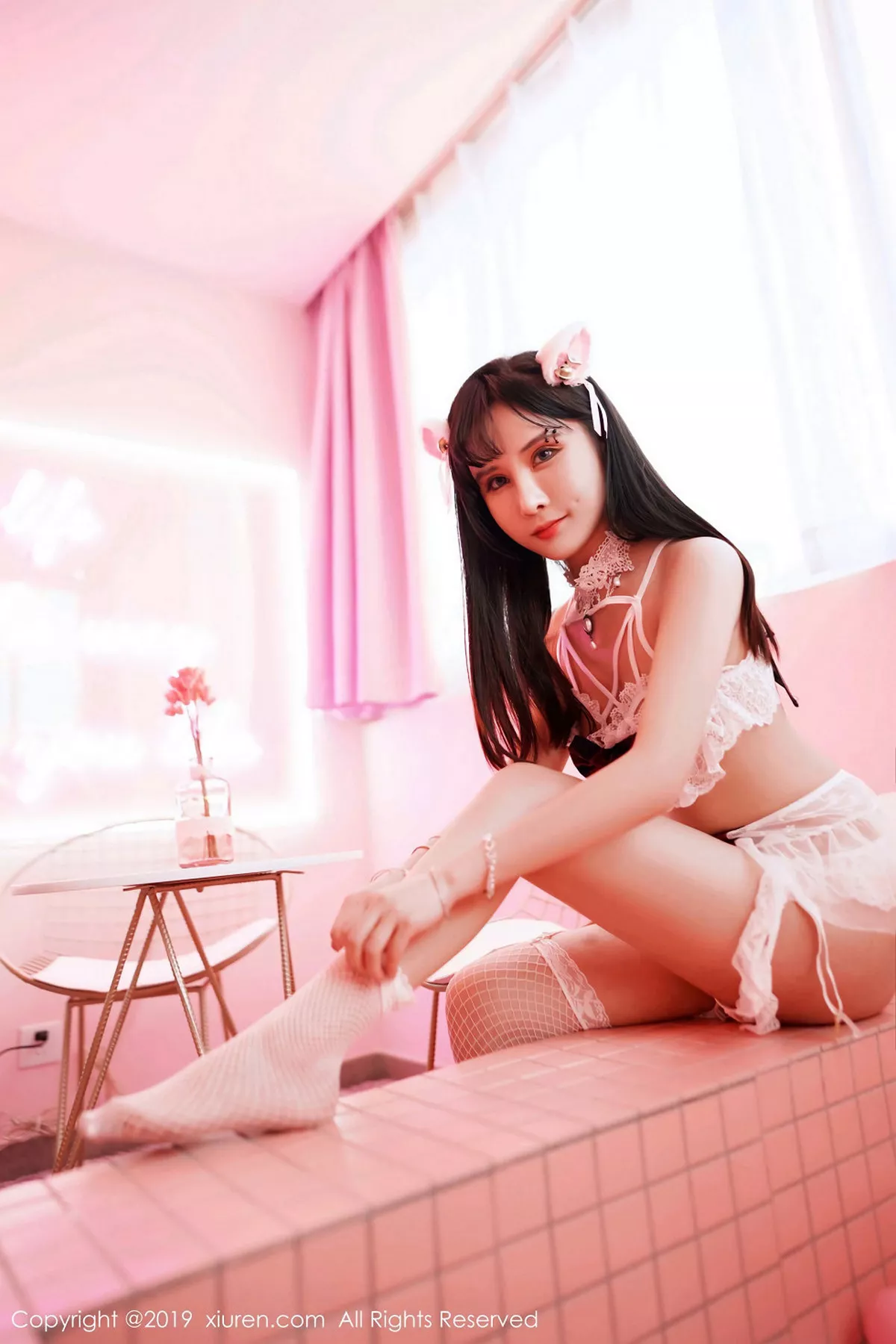 秀人集.com_[XiuRen秀人网]No.1610_嫩模邱淑贝私房性感不知火舞系列+魅惑网袜惹火诱惑写真40P