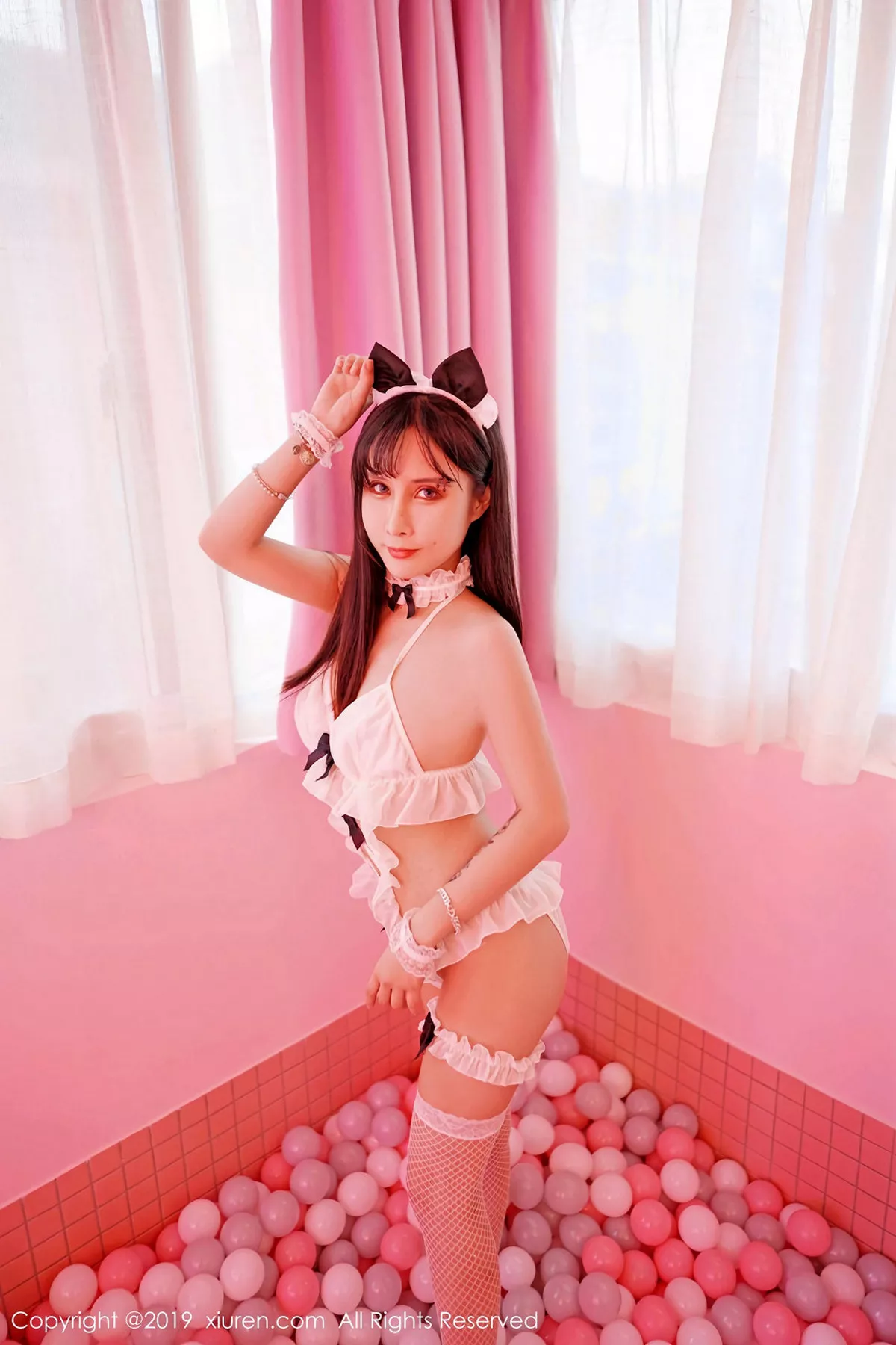 秀人集.com_[XiuRen秀人网]No.1610_嫩模邱淑贝私房性感不知火舞系列+魅惑网袜惹火诱惑写真40P