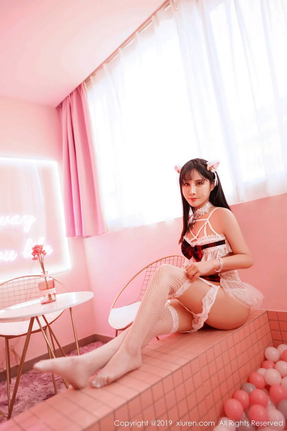 秀人集.com_[XiuRen秀人网]No.1610_嫩模邱淑贝私房性感不知火舞系列+魅惑网袜惹火诱惑写真40P