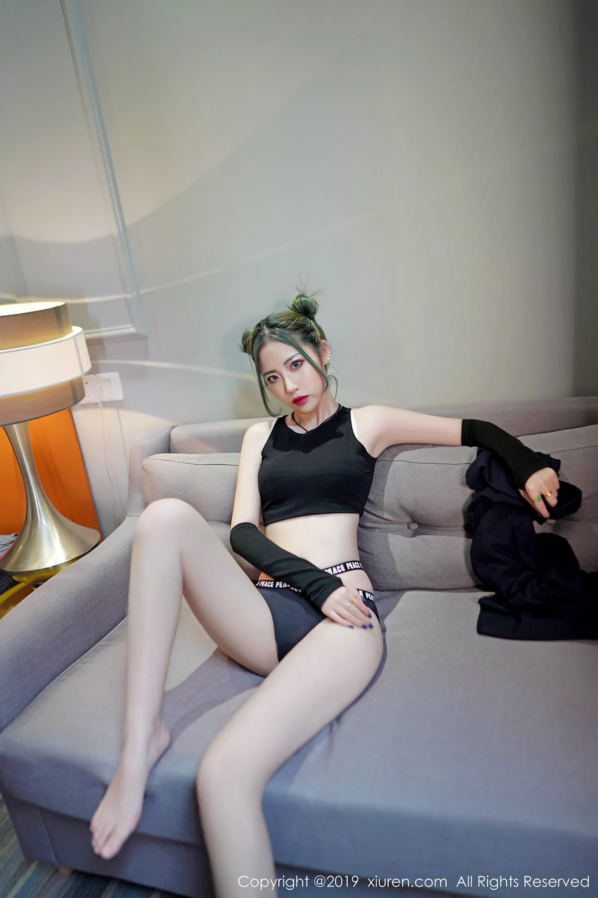 秀人集.com_[XiuRen秀人网]No.1644_嫩模贾诗晗居家私房性感黑色内衣秀完美身材修长美腿迷人写真50P