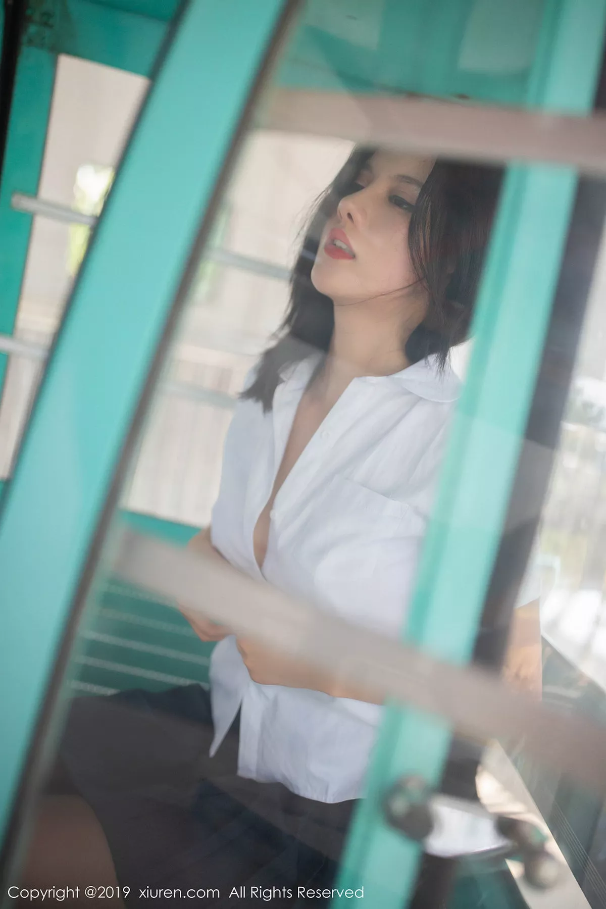 秀人集.com_[XiuRen秀人网]No.1723_嫩模就是阿朱啊不良学生白衬衫配无内黑丝袜完美诱惑写真96P