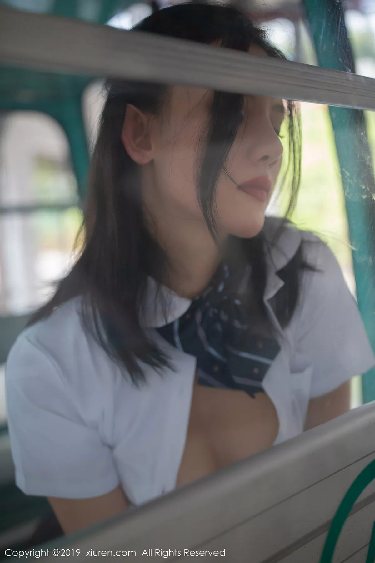 秀人集.com_[XiuRen秀人网]No.1723_嫩模就是阿朱啊不良学生白衬衫配无内黑丝袜完美诱惑写真96P