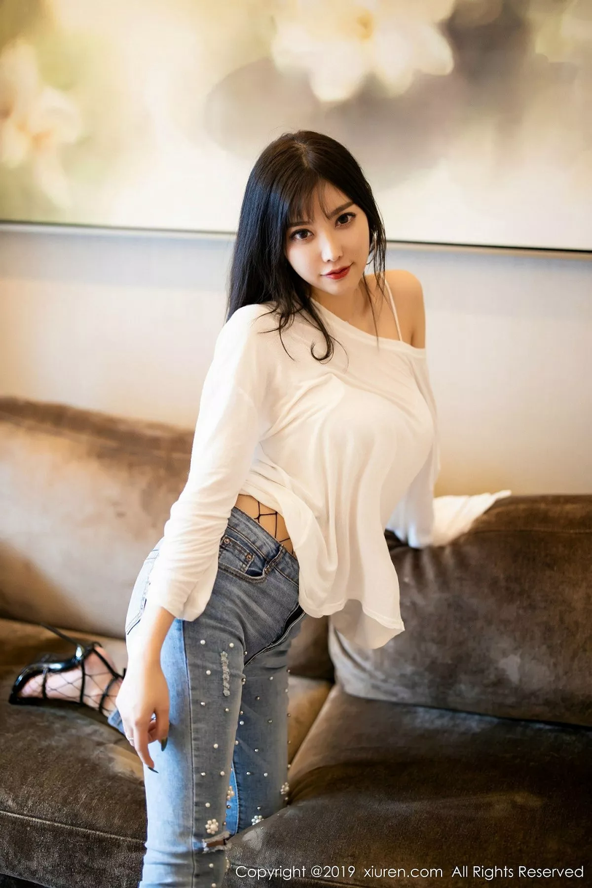 秀人集.com_[XiuRen秀人网]No.1746_女神杨晨晨sugar私房性感白色内衣配黑丝渔网销魂诱惑写真96P