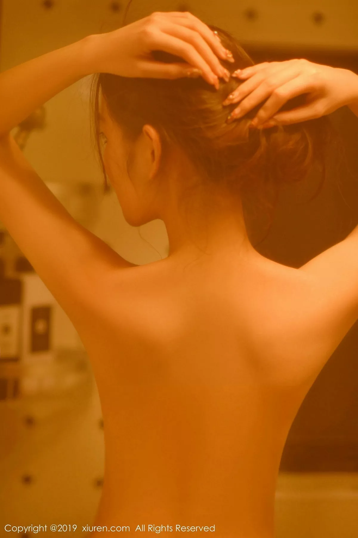 秀人集.com_[XiuRen秀人网]No.1848_嫩模沈梦瑶私房浴室里全裸上身露豪乳两手遮点湿身诱惑写真60P