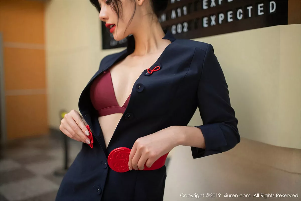 秀人集.com_[XiuRen秀人网]No.1881_嫩模就是阿朱啊机厅地勤主题撩裙开档肉丝裤袜露翘臀诱惑写真80P