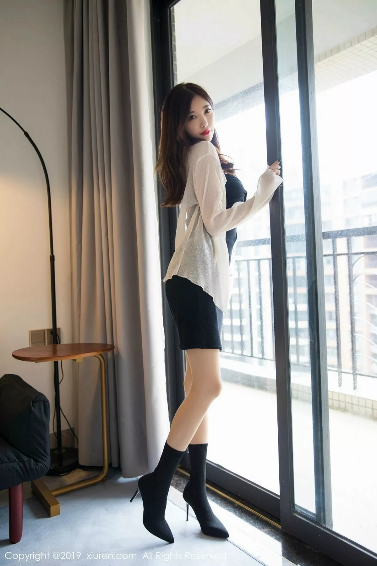 秀人集.com_[XiuRen秀人网]No.1397_女神杨晨晨sugar私房薄纱配黑色内衣秀完美身材诱惑写真58P