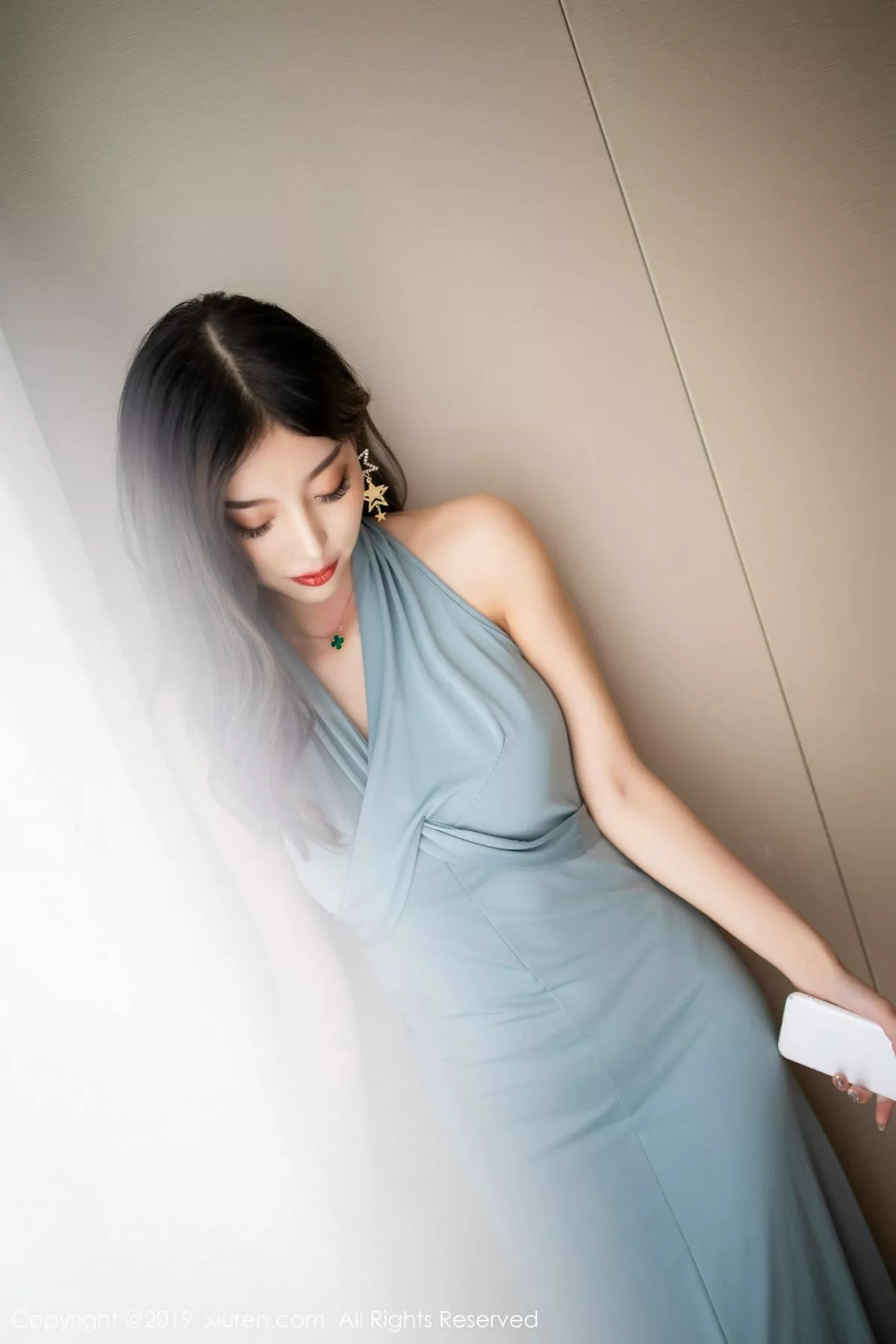 秀人集.com_[XiuRen秀人网]No.1567_女神杨晨晨sugar孔雀绿吊群配超薄肉丝裤袜秀美腿诱惑写真65P