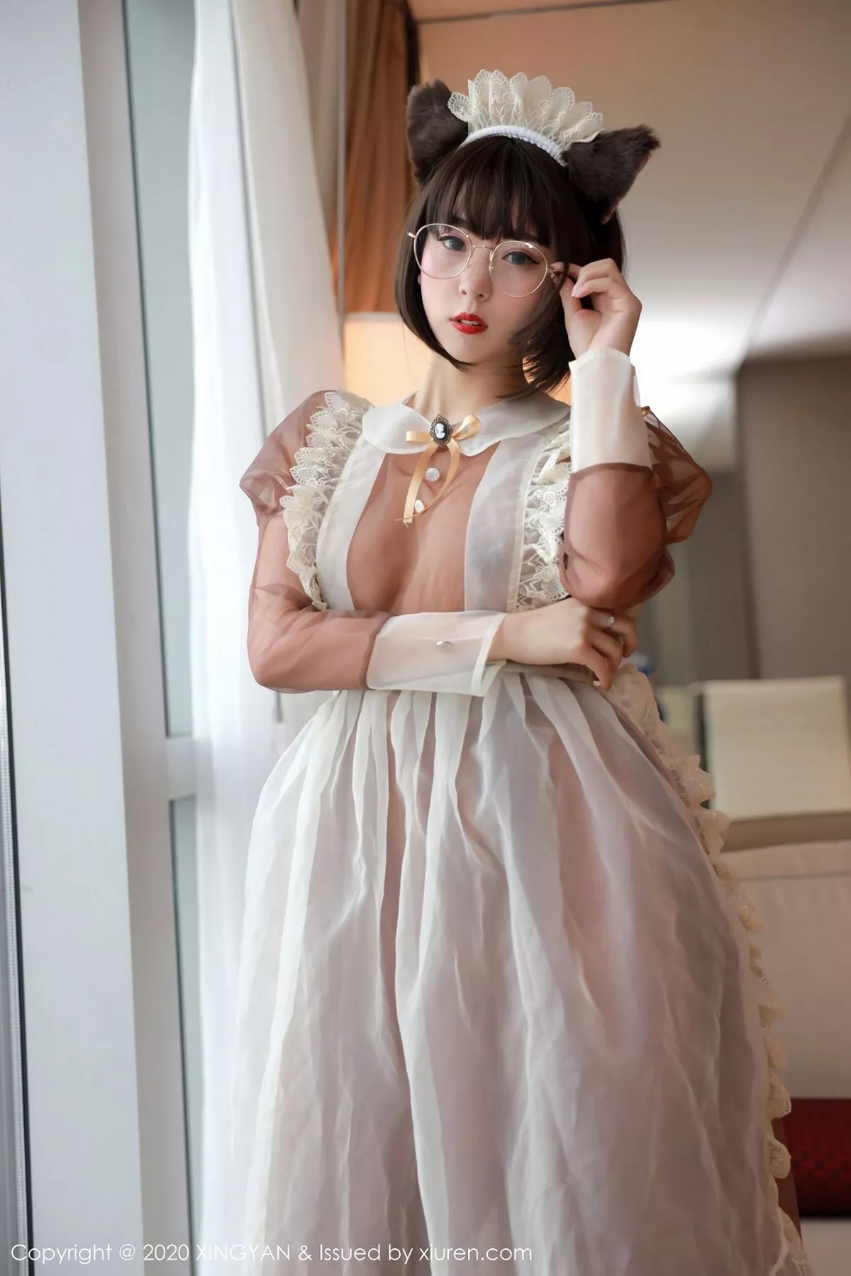 秀人集.com_[XiuRen秀人网]No.2160_嫩模良人非爱人洛丽塔主题服饰超透薄纱秀火辣身材诱惑写真46P