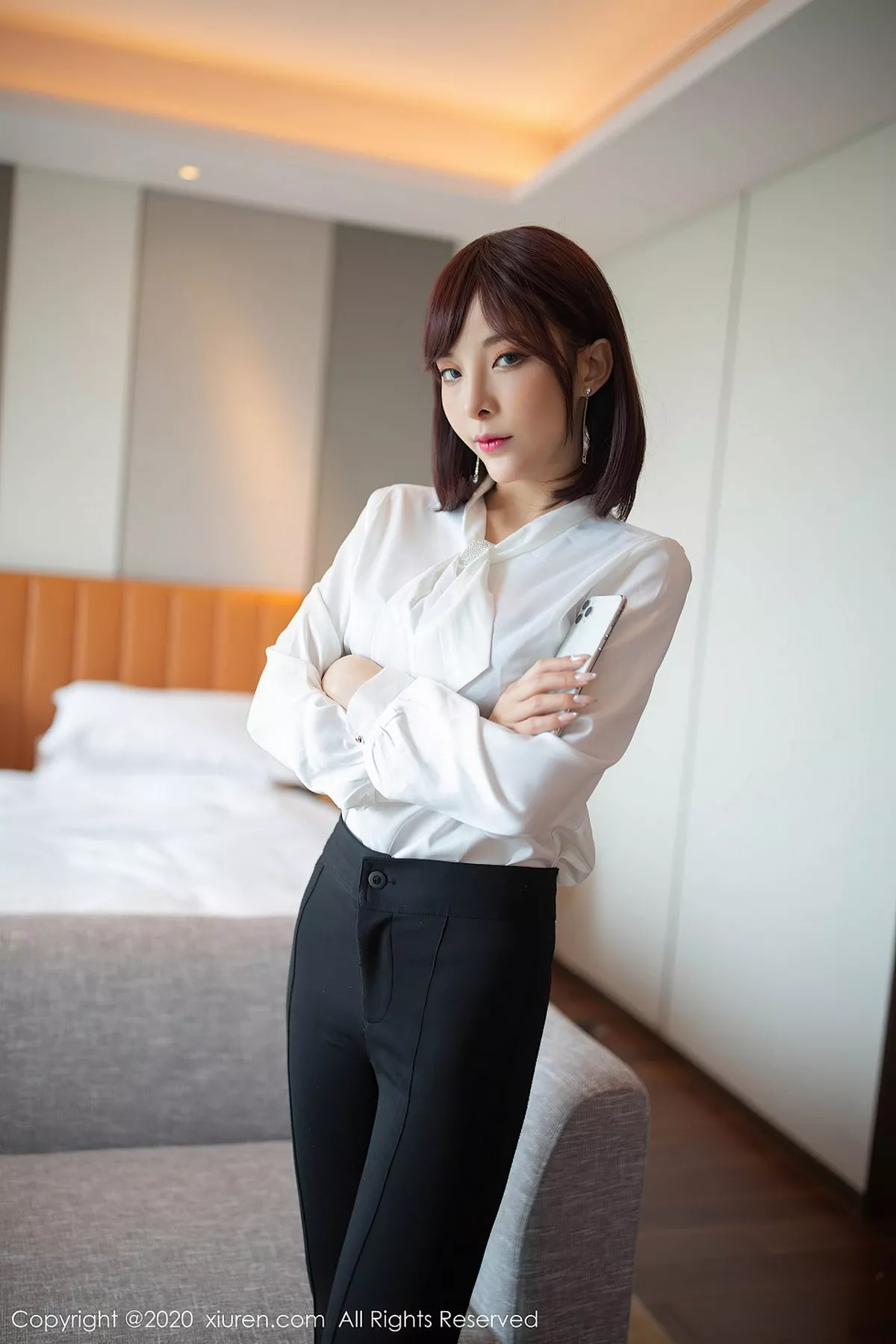 秀人集.com_[XiuRen秀人网]No.2534_嫩模陈小喵员工特别福利主题性感内衣配无内黑丝裤袜诱惑写真47P