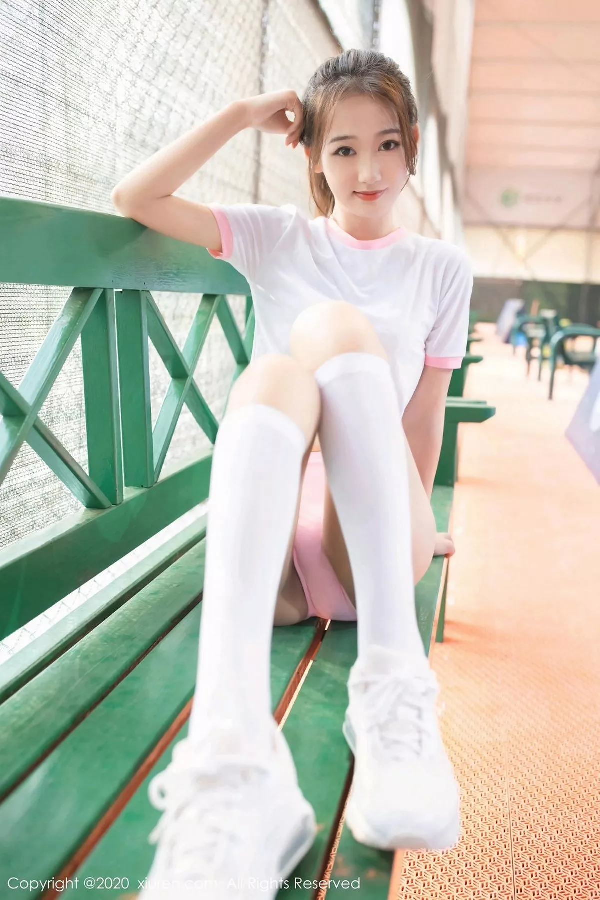 秀人集.com_[XiuRen秀人网]No.2762_嫩模唐安琪网球少女主题粉色运动装秀完美身材甜美迷人写真71P