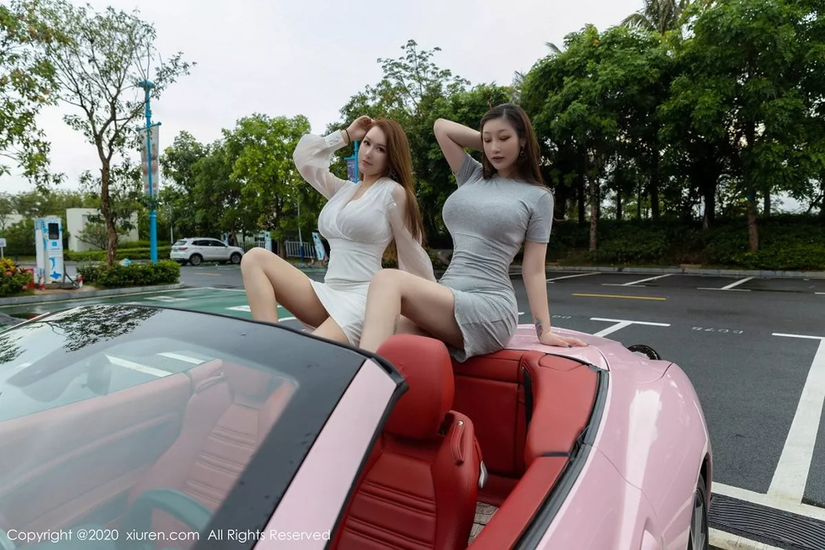 秀人集.com_[XiuRen秀人网]No.2641_女神Egg-尤妮丝＆妲己_Toxic倾情出境香车美人主题迷人诱惑写真65P