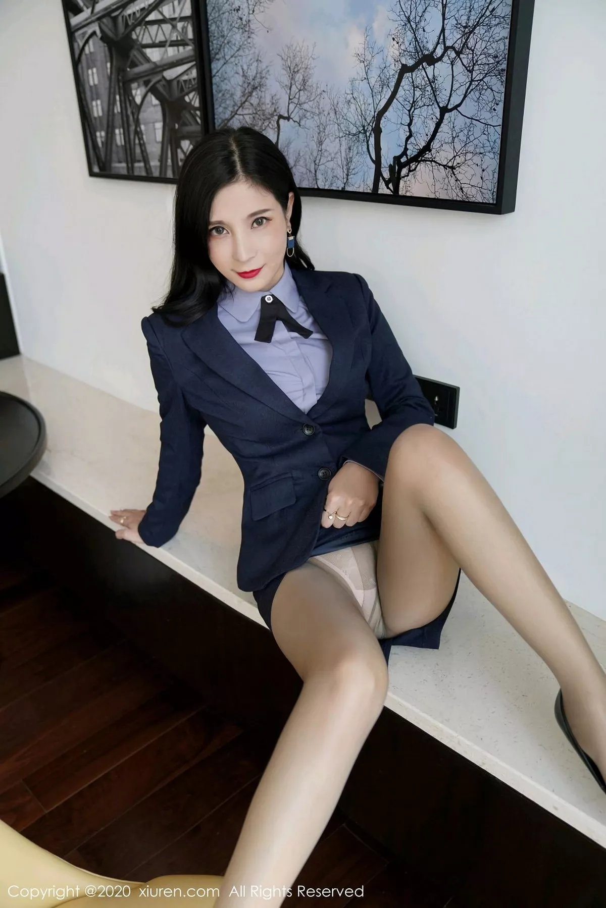 秀人集.com_[XiuRen秀人网]No.2816_嫩模小蛮妖Yummy职场白衬衫OL主题半脱肉丝裤袜秀翘臀诱惑写真80P