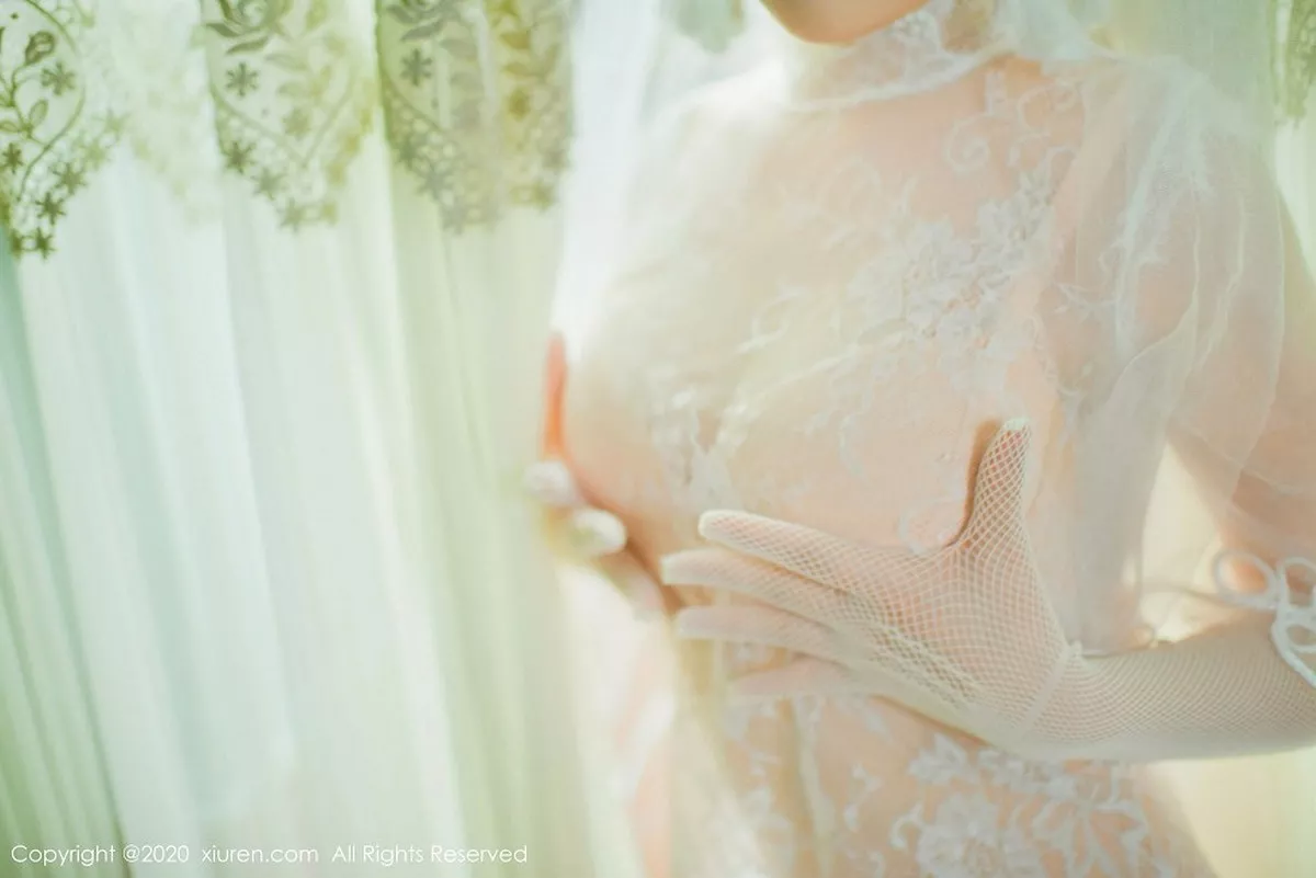秀人集.com_[XiuRen秀人网]No.2848_嫩模范京宜私房洞房花烛夜主题白色蕾丝内衣透视秀惹火身材写真64P
