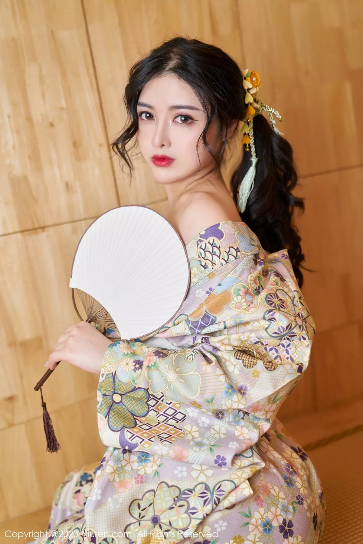 秀人集.com_[XiuRen秀人网]No.2853_嫩模韩静安私房花色性感和服半撩露白嫩翘臀美腿完美诱惑写真65P