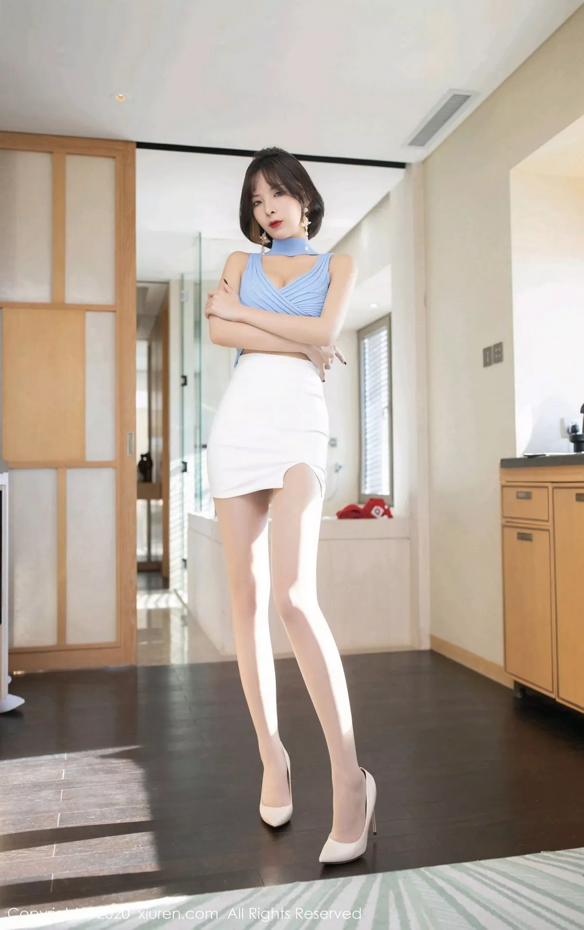 图片[6]-[XiuRen秀人网]第2876期陈小喵写真-秀人集