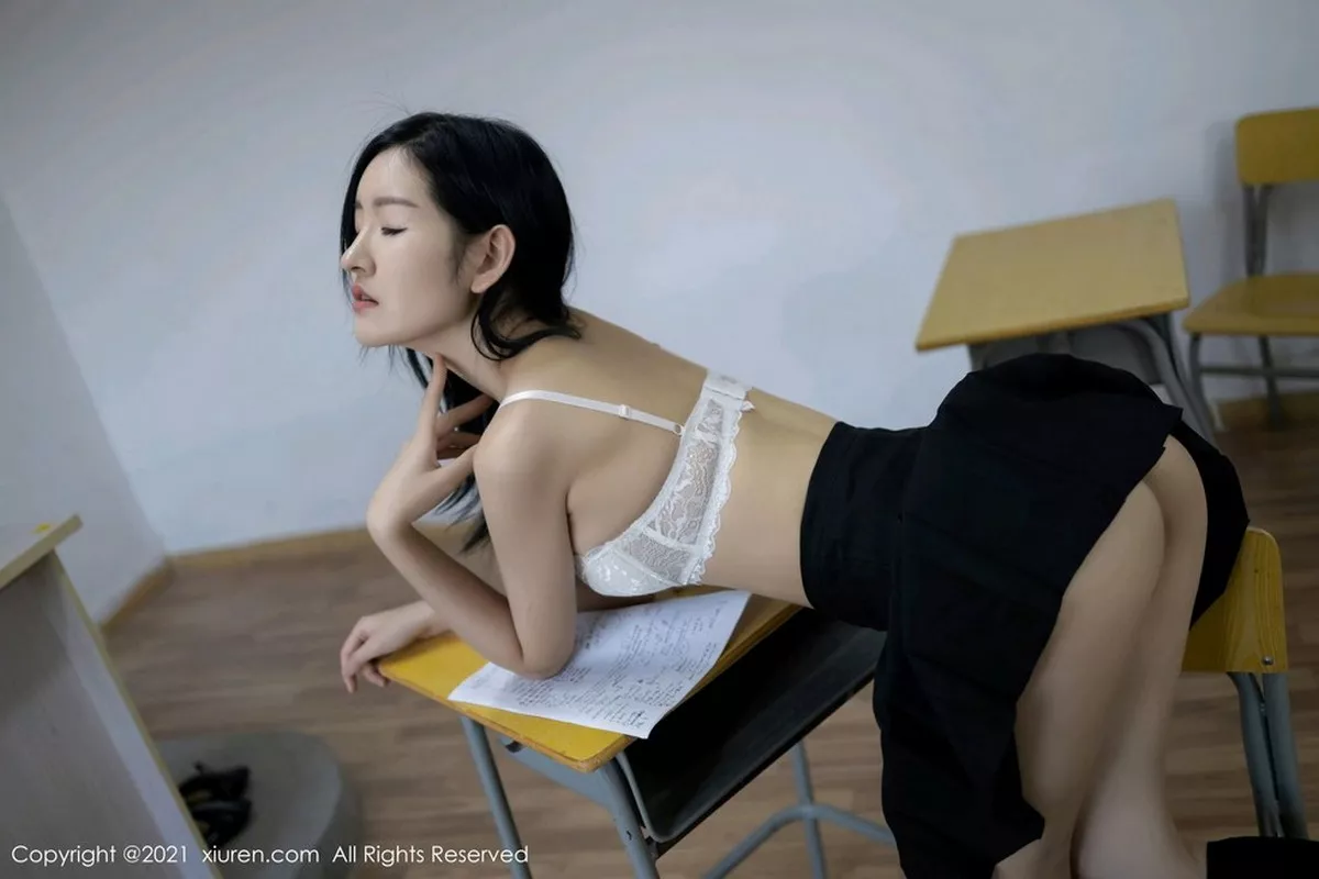 秀人集.com_[XiuRen秀人网]No.2970_女神沈梦瑶教室不良学生主题白衬衣配黑短裙撩人姿势诱惑写真60P