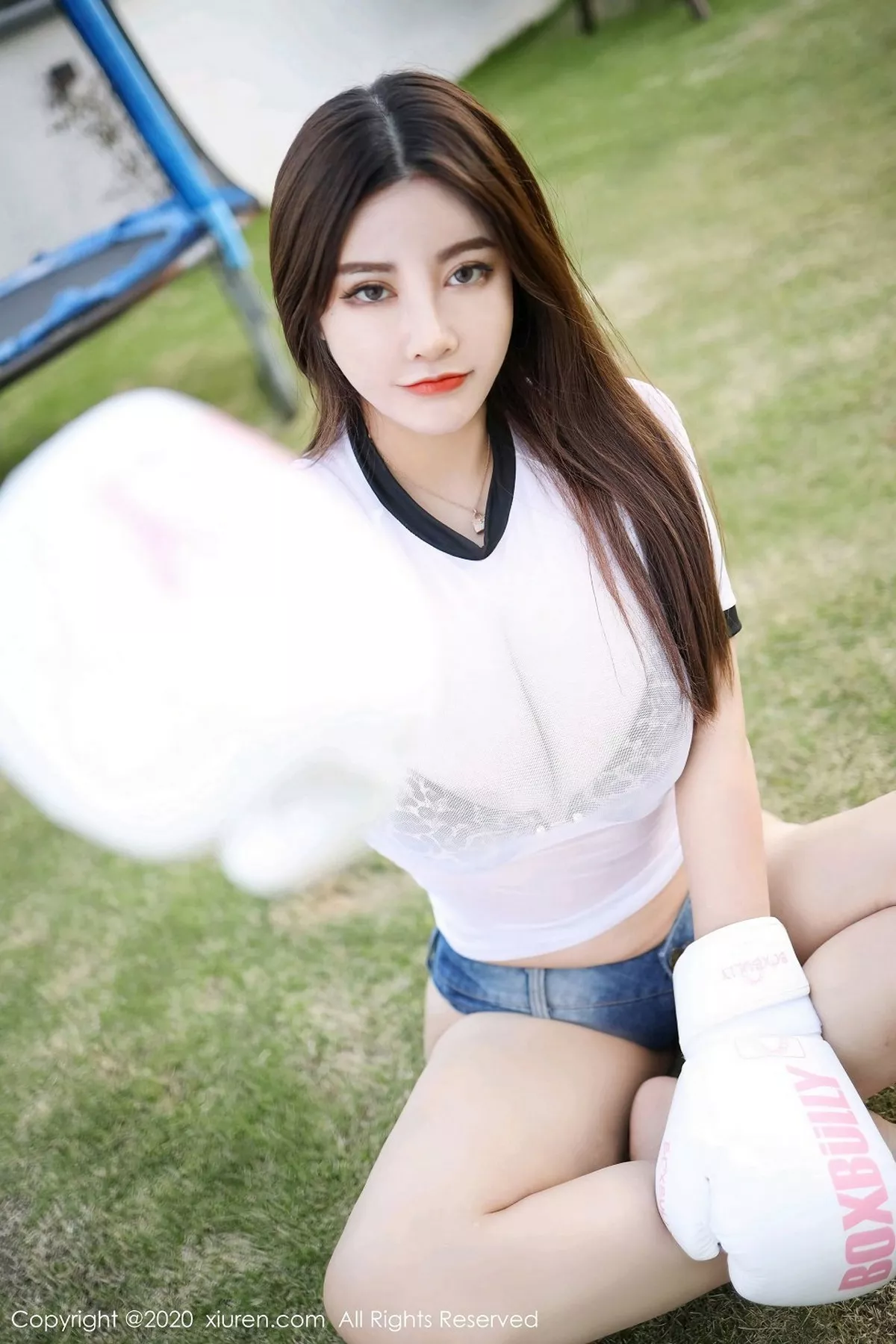 秀人集.com_[XiuRen秀人网]No.2907_童颜巨乳妹子软软子＆糯美子拳击手主题健身房秀丰胸肥臀诱惑写真66P