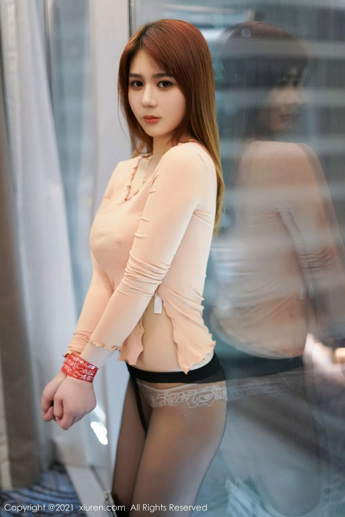 秀人集.com_[XiuRen秀人网]No.2994_嫩模fairy如歌私房紧身内衣主题脱牛仔裤露凹凸身材撩人诱惑写真70P