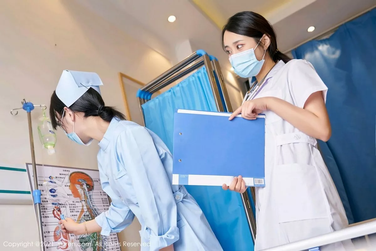 秀人集.com_[XiuRen秀人网]No.3060_嫩模九月生＆林子欣心愿旅拍医生护士剧情主题床上撩人诱惑写真85P