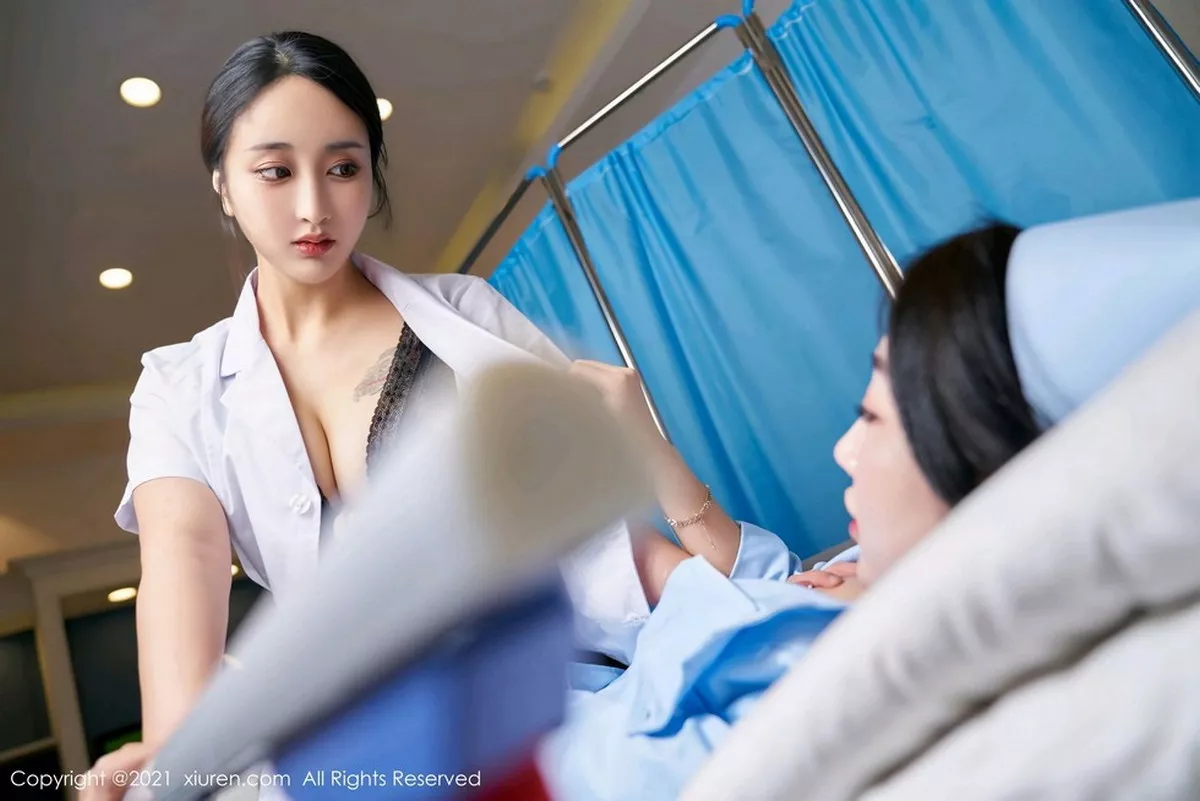 秀人集.com_[XiuRen秀人网]No.3060_嫩模九月生＆林子欣心愿旅拍医生护士剧情主题床上撩人诱惑写真85P