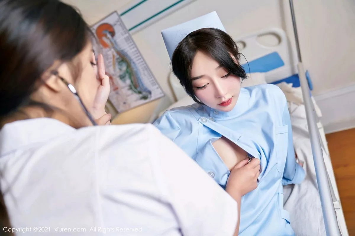 秀人集.com_[XiuRen秀人网]No.3060_嫩模九月生＆林子欣心愿旅拍医生护士剧情主题床上撩人诱惑写真85P