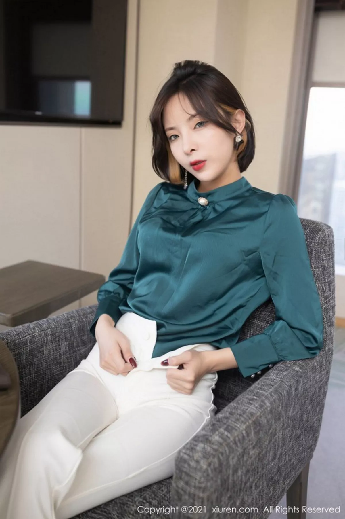 图片[22]-[XiuRen秀人网]第3108期陈小喵写真-秀人集