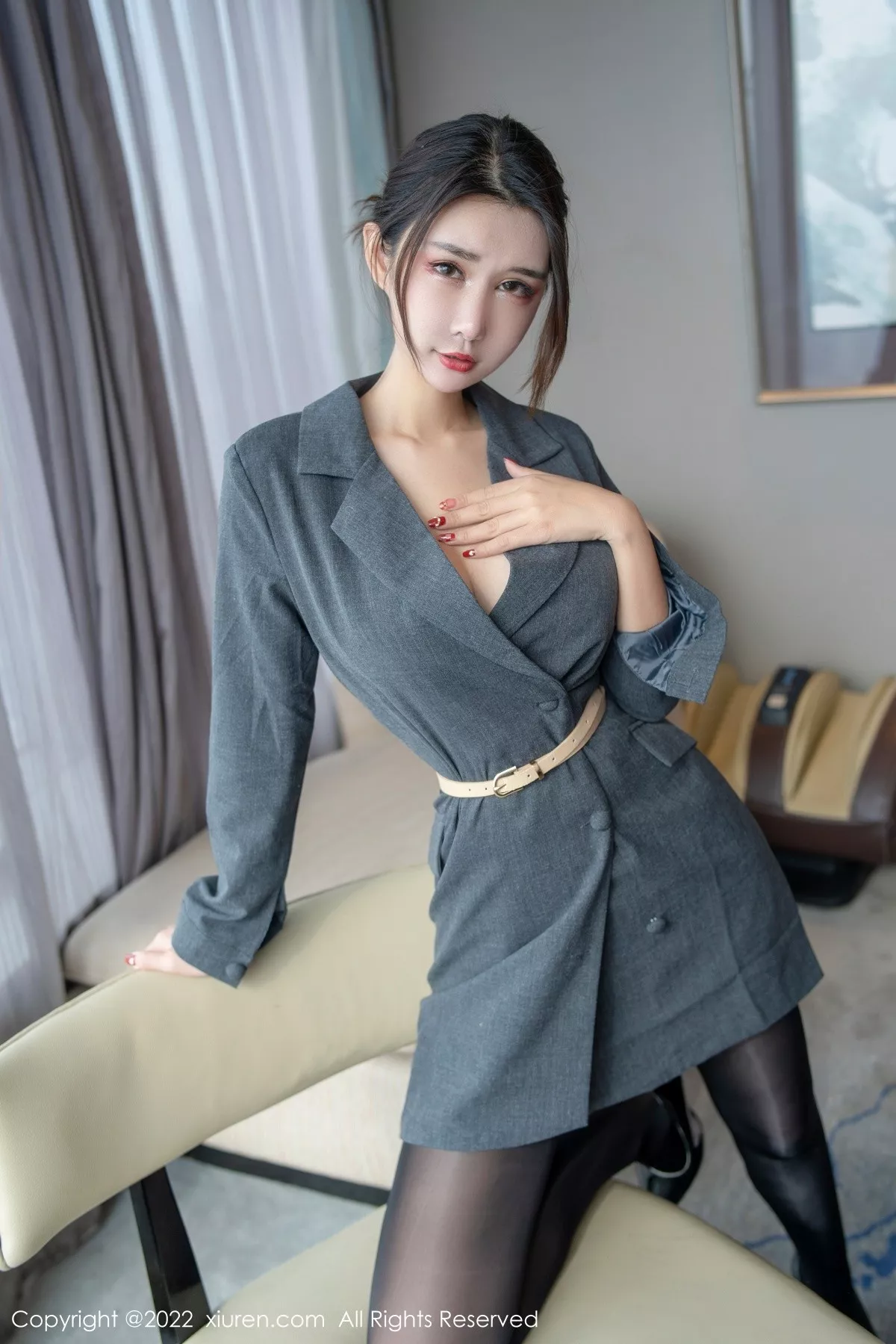 图片[4]-[XiuRen秀人网]第5332期夏沫沫写真-秀人集